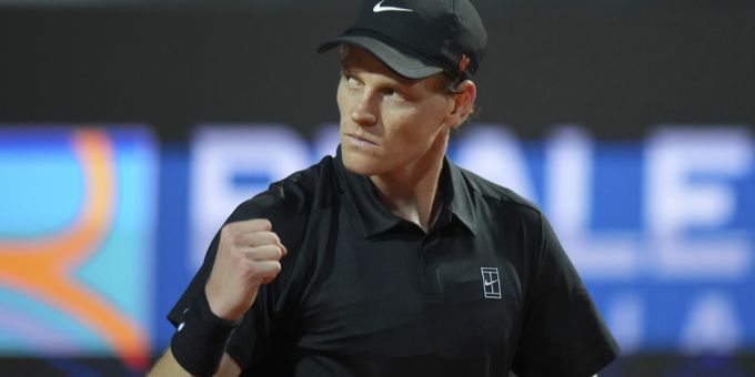 Jannik Sinner gewinnt in Rom. Jannik Sinner
