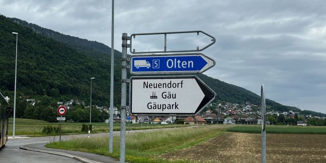 Ortstafel gestohlen