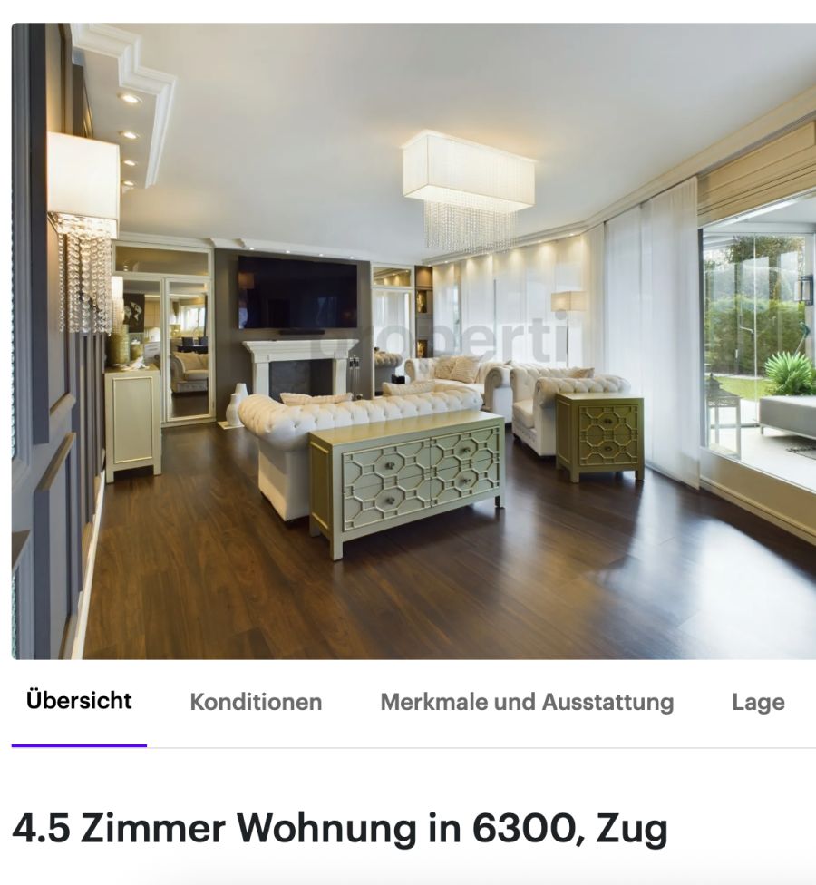 luxuswohnung zug