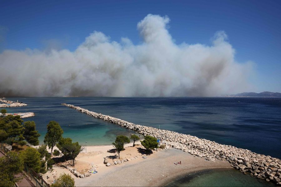Flächenbrand in Frankreich