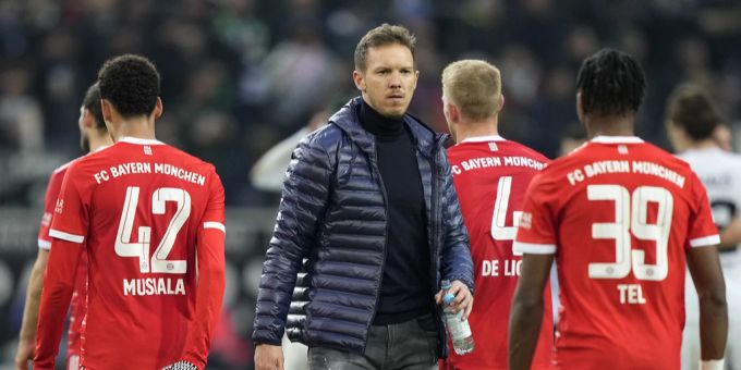 Mit Bayern München wurde Julian Nagelsmann 2022 deutscher Meister. Julian Nagelsmann Bayern München