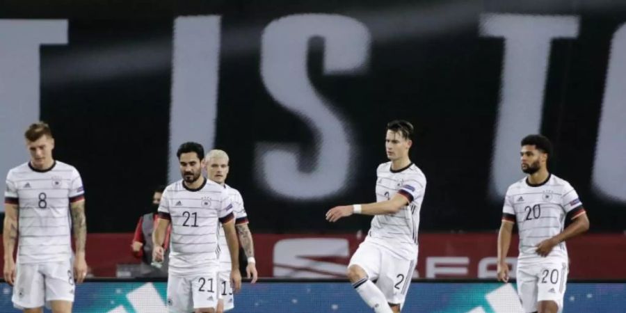 Die deutsche Nationalmannschaft hat in Spanien 0:6 verloren. Foto: Daniel Gonzales Acuna/dpa