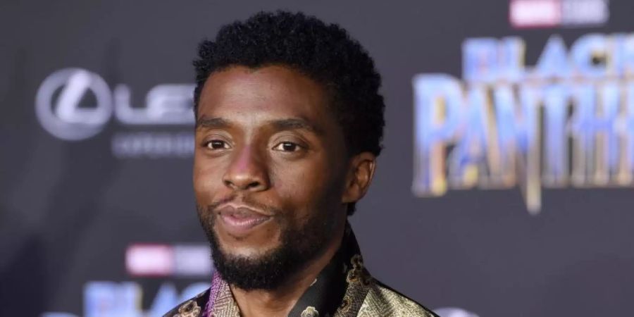 Chadwick Boseman bei der Premiere von «Black Panther» in Los Angeles. Foto: Chris Pizzello/Invision/AP/dpa