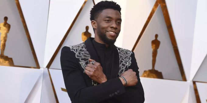 Chadwick Boseman bei den Oscars 2018. Chadwick Boseman