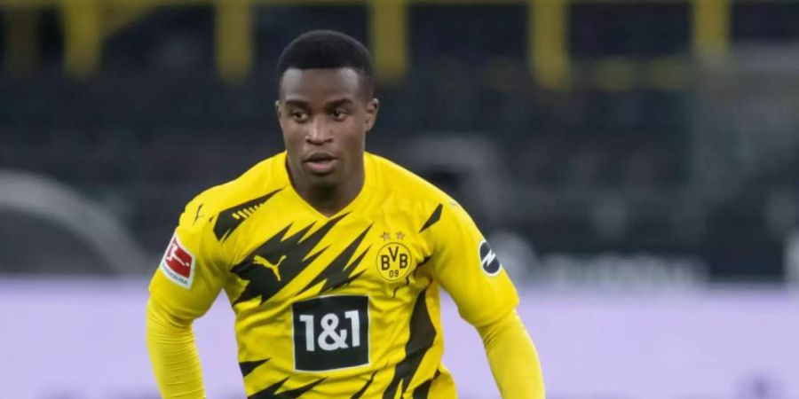 Feierte in Bremen sein Startelf-Debüt im BVB-Trikot: Youssoufa Moukoko. Foto: Bernd Thissen/dpa