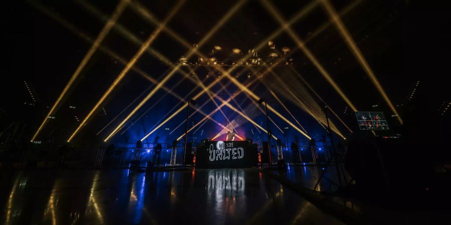 einblick in das Hallenstadion