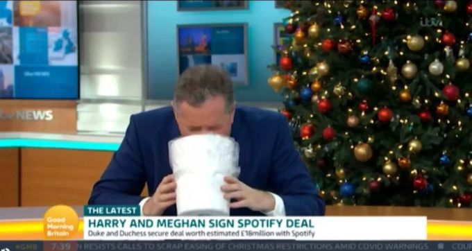Bei Prinz Harry und Meghan Markle kam Piers Morgan sogar das Kotzen. Meghan Markle