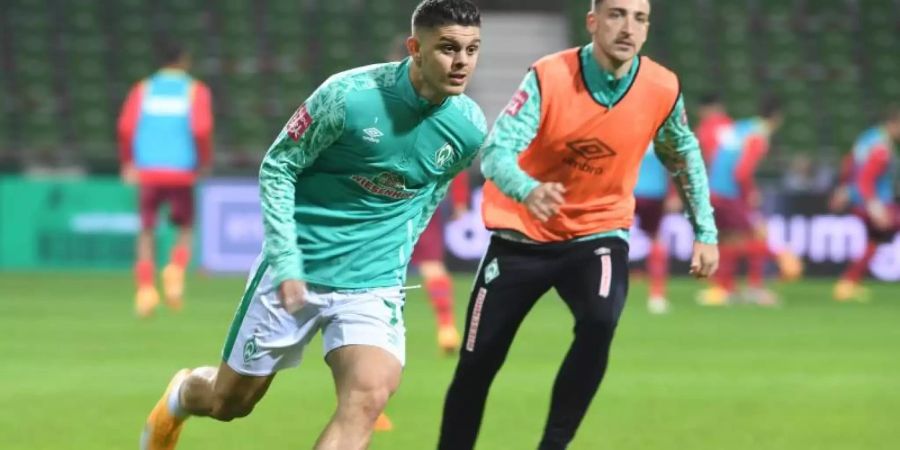 Steht noch beim SV Werder Bremen unter Vertrag: Milot Rashica. Foto: Carmen Jaspersen/dpa