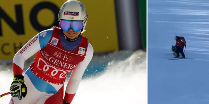 Schwere Stürze - Corinne Suter gewinnt Frauen-Abfahrt in Val d'Isere