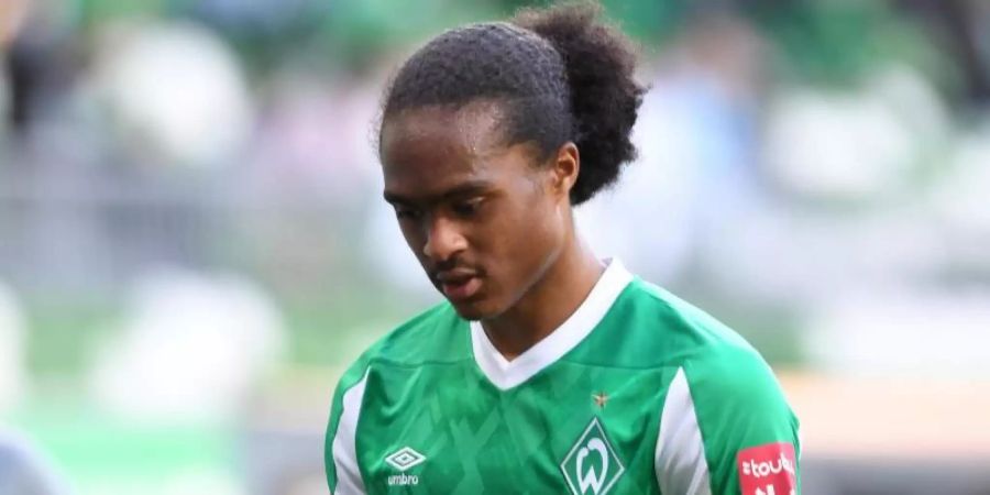 Tahith Chong wird den SV Werder Bremen verlassen und soll nun an den FC Brügge ausgeliehen werden. Foto: Carmen Jaspersen/dpa