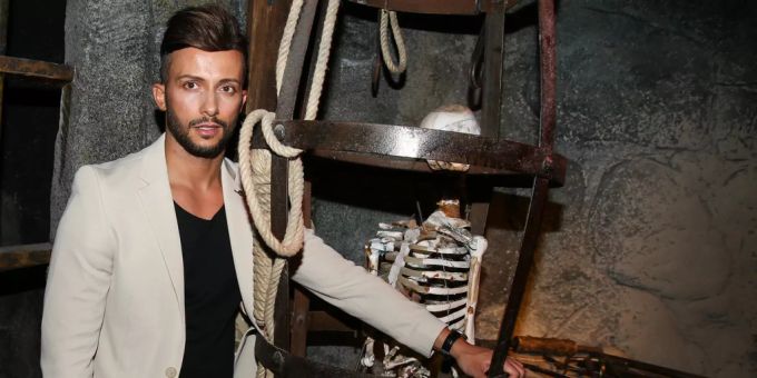Domenico de Cicco als Gast bei der neuen Show «Happy Horror Hour» in Berlin. Domenico de Cicco