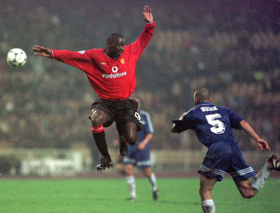 Andy Cole spielte während sieben Jahren für Manchester United.