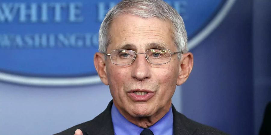 Das Weisse Haus will eine Anhörung des Experten Anthony Fauci derzeit nicht zulassen - Coronavirus-Fachpersonen hätten momentan Wichtigeres zu tun. (Archivbild)