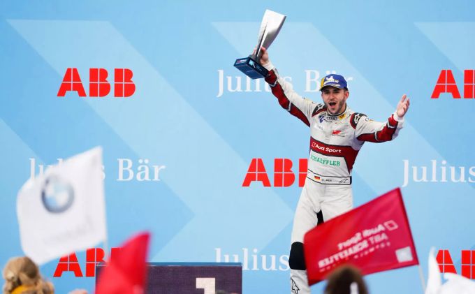 Ein Bild aus besseren Zeiten: In Paris bescherte Daniel Abt im Vorjahr in der Formel E Audi zuletzt ein Podest. Formel E Audi Abt