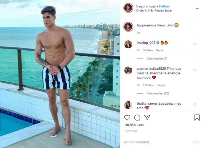Tiago Ramos hat auf Instagram über eine halbe Million Follower. Tiago Ramos