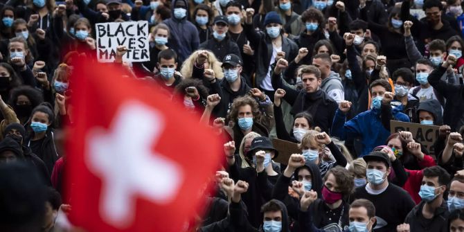 Proteste gegen Rassismus - Lausanne