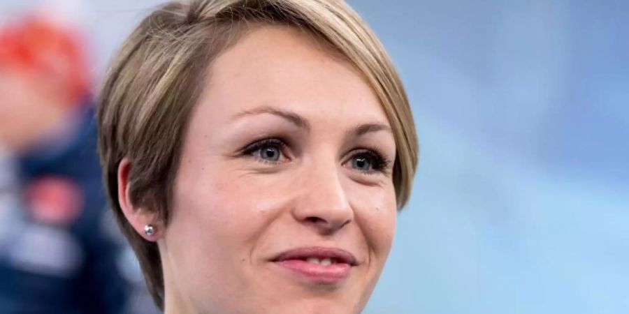 Kann sich einen Trainerjob derzeit nicht vorstellen: Biathlon-Ikone Magdalena Neuner. Foto: Sven Hoppe/dpa