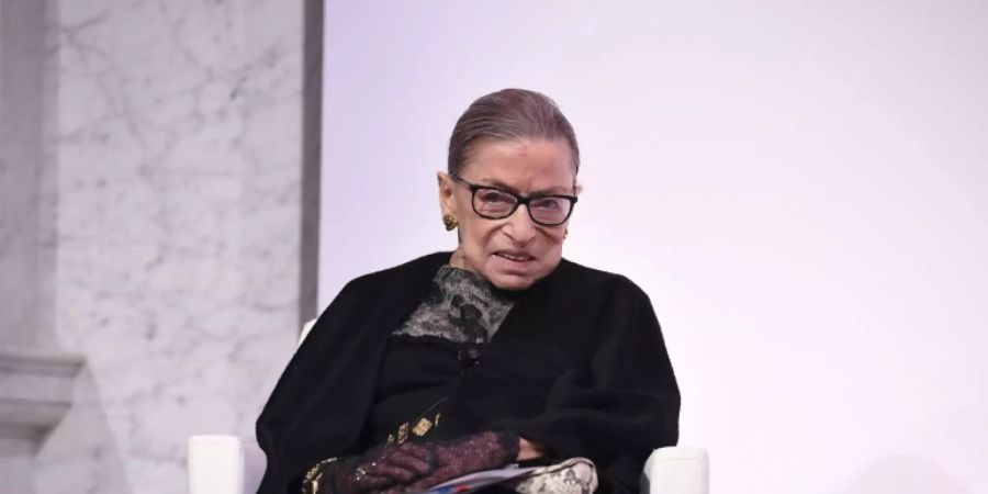 Die US-Verfassungsrichterin Ruth Bader Ginsburg