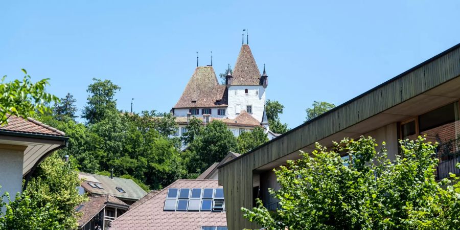 Blick auf das Schloss Worb.