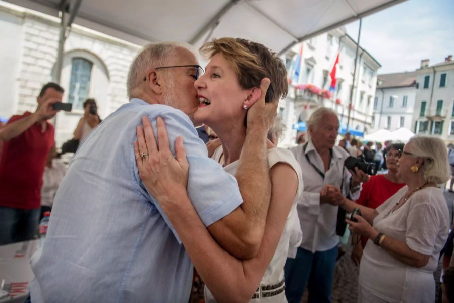 Simonetta Sommaruga Bundesratsreise Cousin