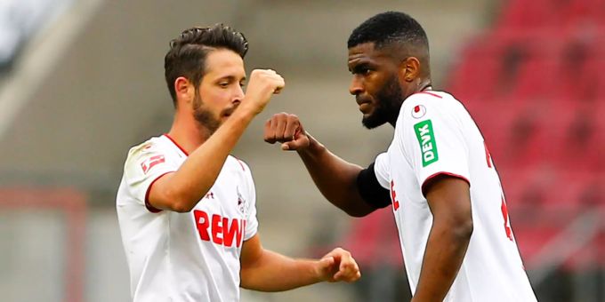 Der 1. FC Köln jubelt in der Bundesliga spät. Bundesliga