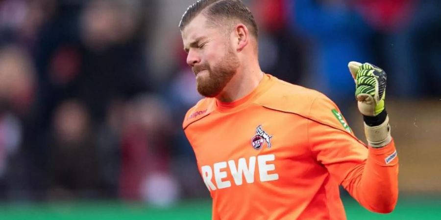 Timo Horn macht sich keine Sorgen um eine mögliche Covid-19-Erkrankung. Foto: Marius Becker/dpa