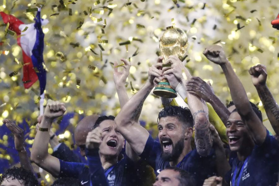 Olivier Giroud wurde 2018 mit Frankreich Weltmeister.