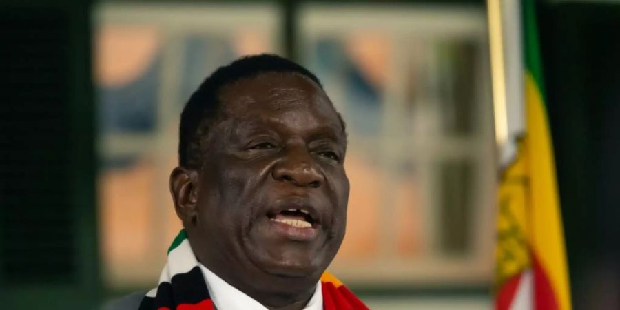 Simbabwes Präsident Emmerson Mnangagwa