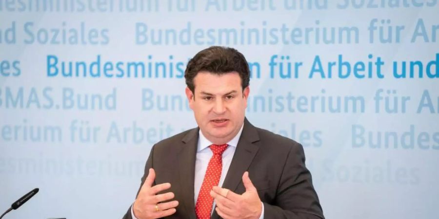 Hubertus Heil (SPD), Bundesminister für Arbeit und Soziales. Foto: Kay Nietfeld/dpa