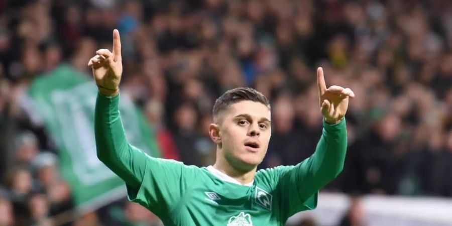 Will den nächsten Schritt in seiner Karriere machen und Werder Bremen verlassen: Milot Rashica. Foto: Carmen Jaspersen/dpa