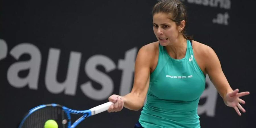 Die deutsche Tennisspielerin Julia Görges steht im Finale in Luxemburg. Foto: Barbara Gindl/APA/dpa