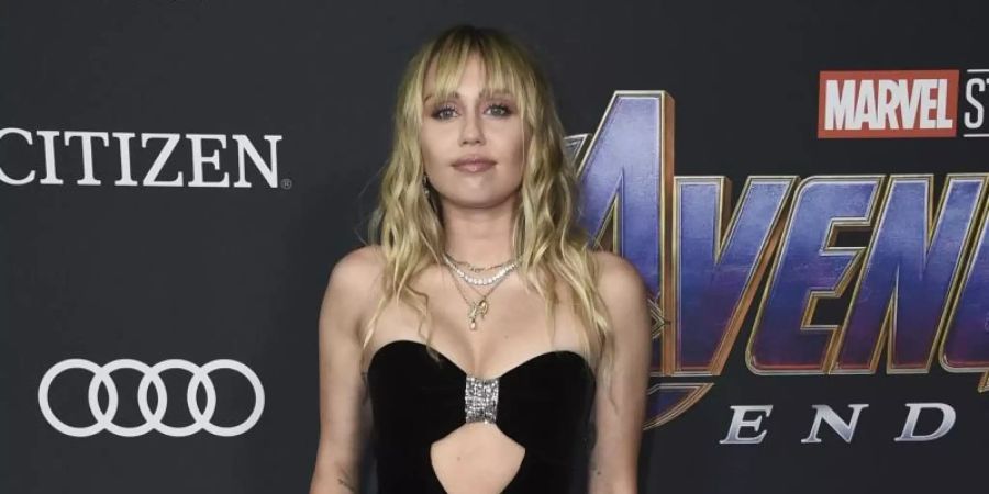 Miley Cyrus bei der Premiere von «Avengers: Endgame» in Los Angeles. Foto: Jordan Strauss/Invision/AP/dpa