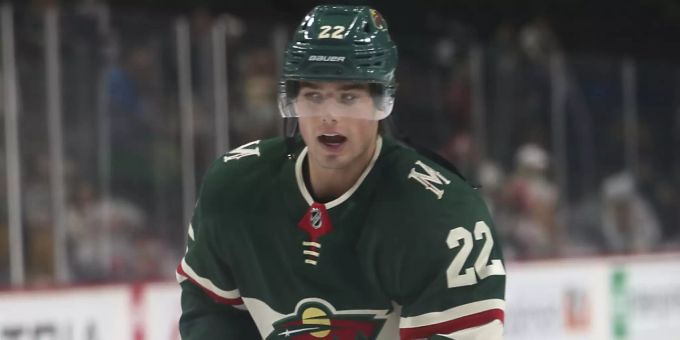 Kevin Fiala punktet mit Minnesota Wild zum siebten Mal in Folge. NHL