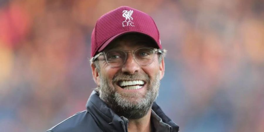 Liverpools Trainer Jürgen Klopp äusserte sich vor dem Heimspiel gegen Manchester City euphorisch über seine Mannschaft. Foto: Richard Sellers/PA Wire/dpa