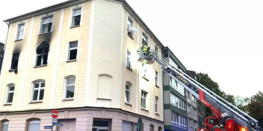 Feuerwehreinsatz nach Explosion in Essener Wohnhaus