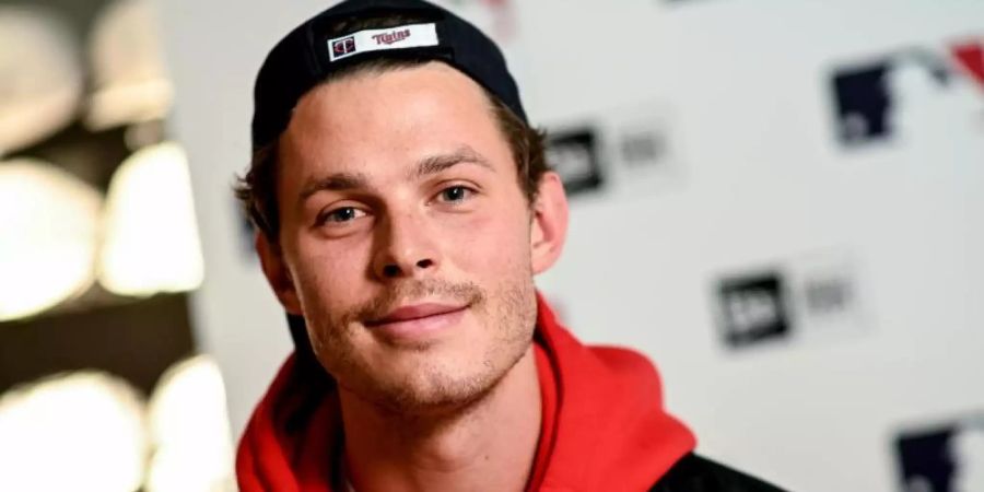 Stand als Jugendlicher auch im Hertha-Tor: Baseball-Profi Max Kepler. Foto: Britta Pedersen/zb/dpa