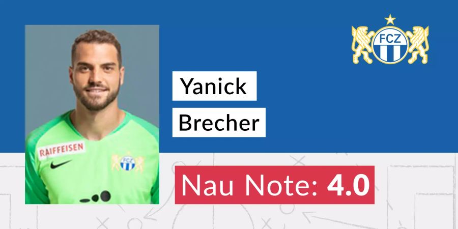 Yanick Brecher erhält die Nau-Note 4.0.