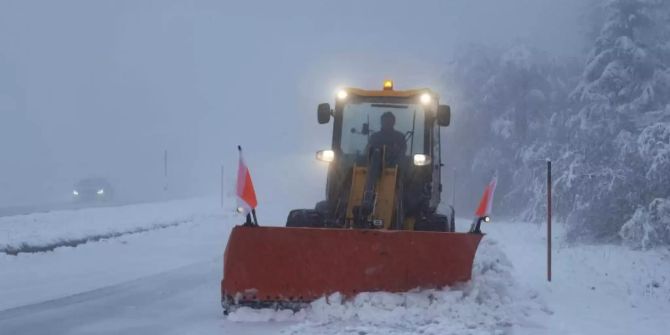 schnee strasse