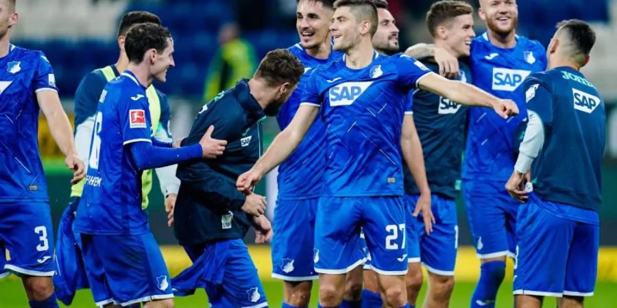 Die TSG 1899 Hoffenheim hat derzeit einen Lauf. Foto: Uwe Anspach/dpa
