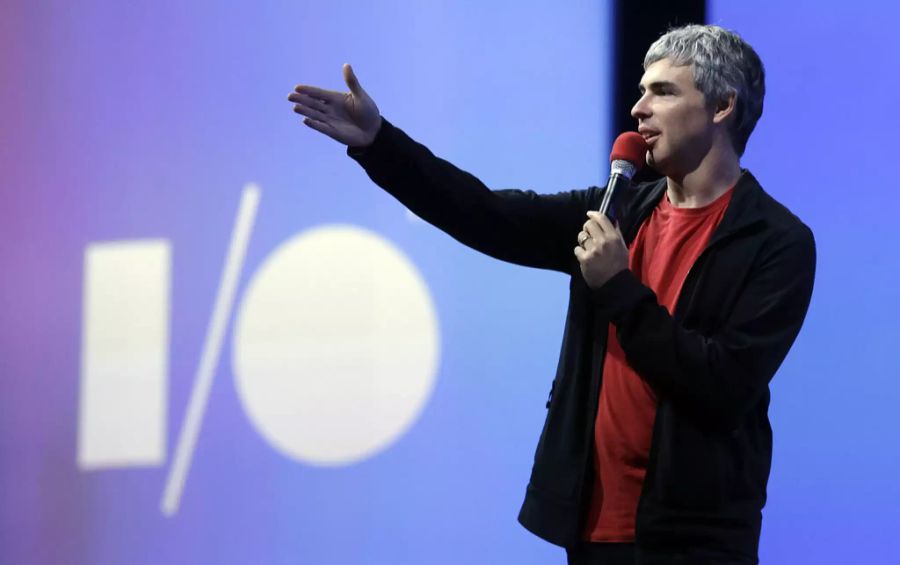 Larry Page, einer der beiden Google-Gründer, liess sich zuletzt selten in der Öffentlichkeit blicken. Hier bei der Google I/O im Mai 2013.