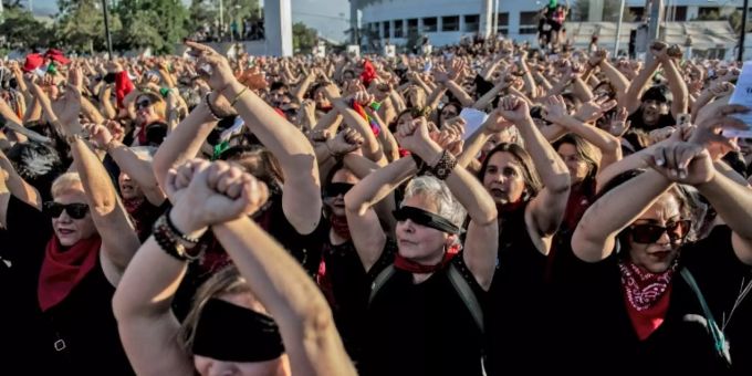 Frauen In Chile Protestieren Gegen Unterdrückung Und Sexuelle Gewalt 