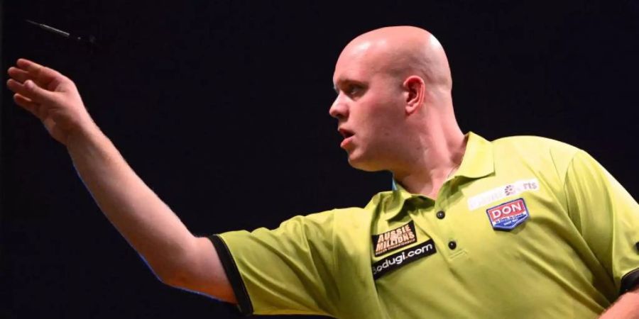 Michael van Gerwen gewann die Darts-Champions-League. Foto: Dean Lewins/epa/dpa