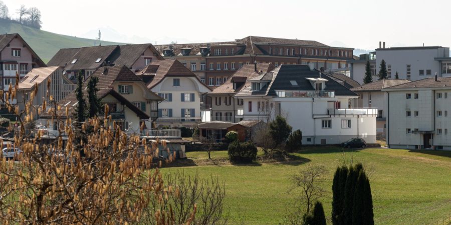 Blick auf Biglen in Richtung Bigla.