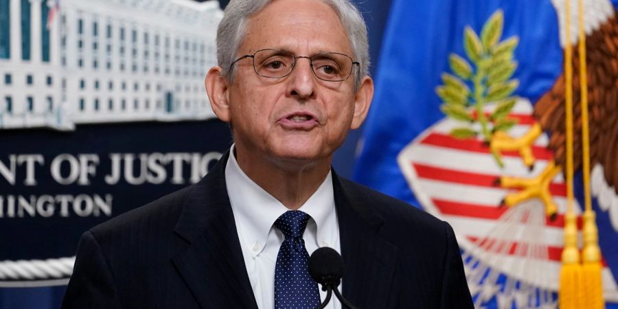 US-Justizminister Merrick Garland äussert sich zur Razzia im Anwesen von Donald Trump.