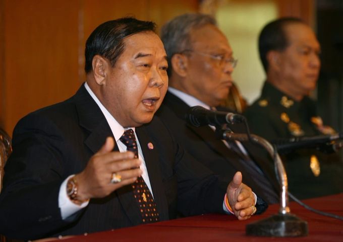 General Prawit Wongsuwan. Prawit Wongsuwan