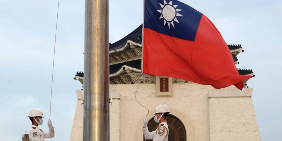 Die Spannungen spitzen sich zu: China lässt seine Militärmanöver rund um Taiwan anlaufen.