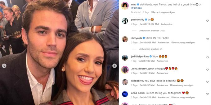 Die Stars von «The Vampire Diaries»: Nina Dobrev und Paul Wesley. vampire diaries