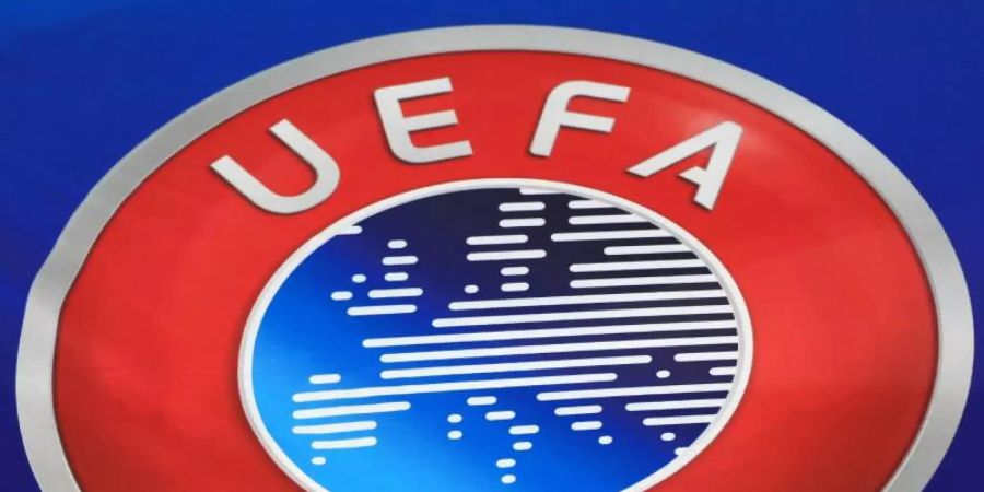 Das Logo der Europäischen Fussball-Union. Foto: Mike Egerton/PA Wire/dpa