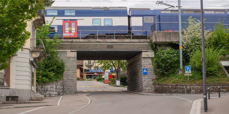 Die Unterführung zur Bahnhofstrasse Männedorf.