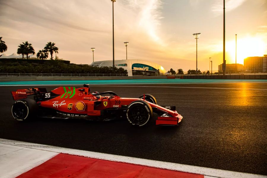 Carlos Sainz Ferrari Test